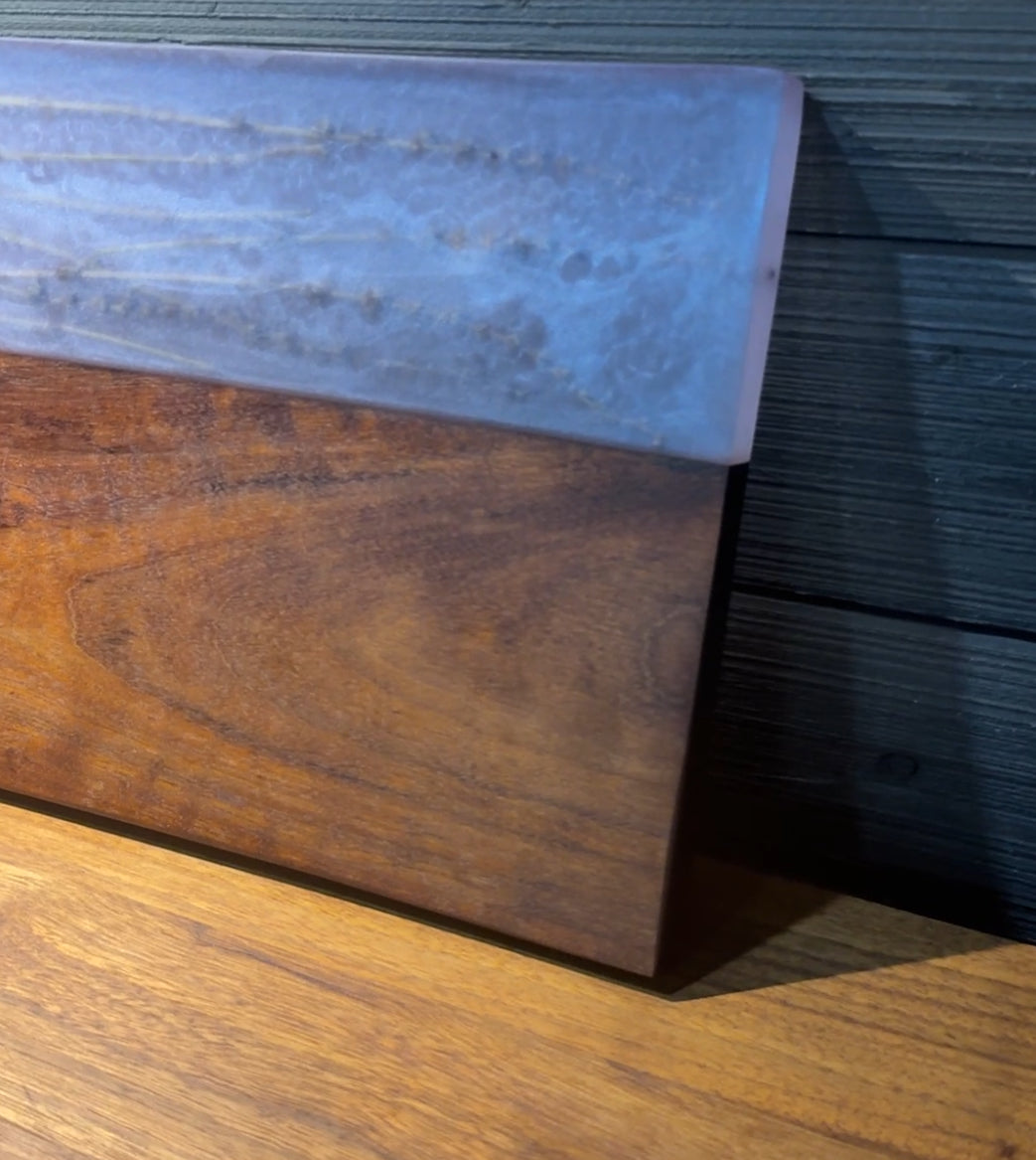 Lavender Inlayed Cutting Board