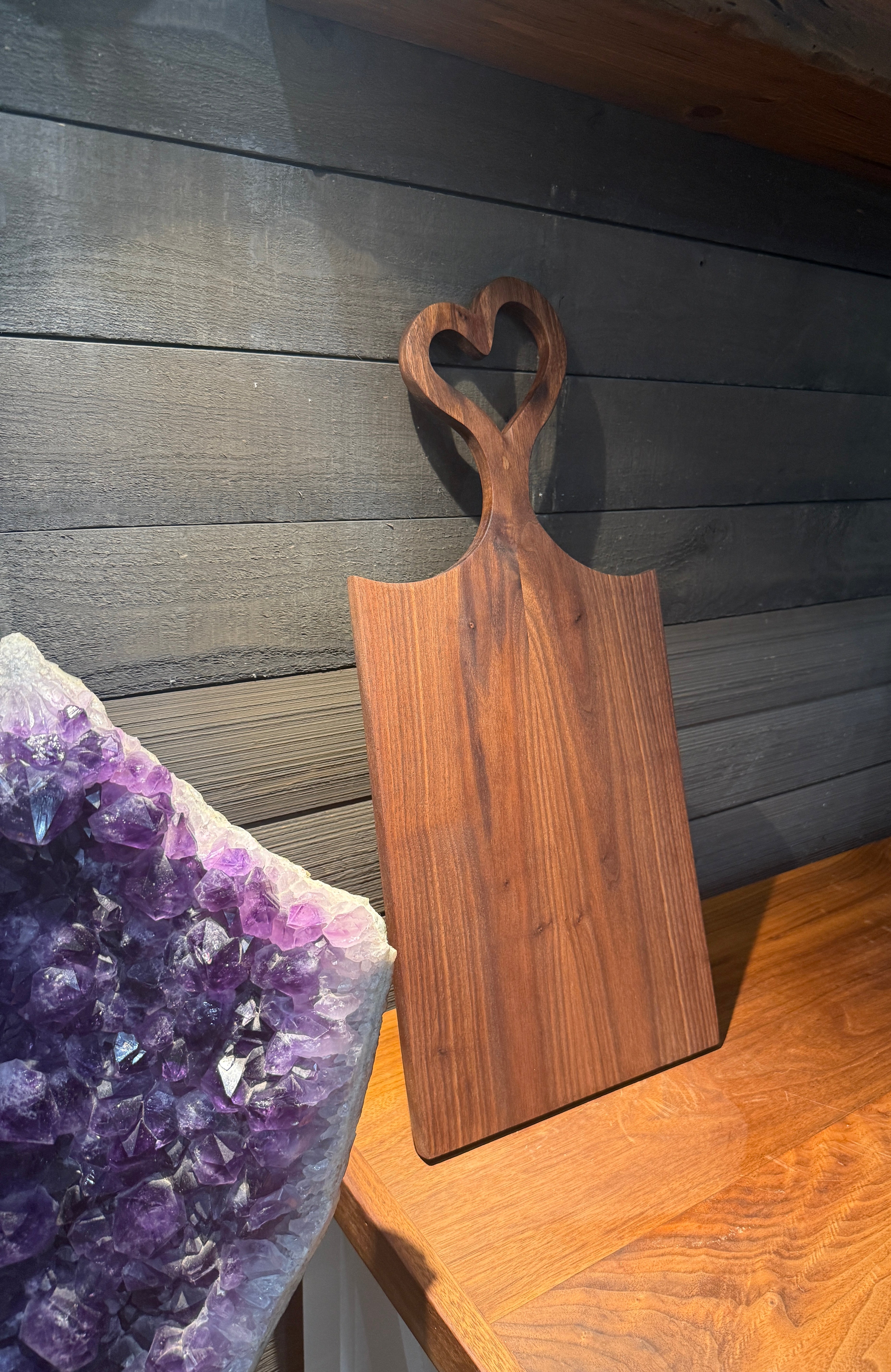 Heart Handle-Walnut Wood