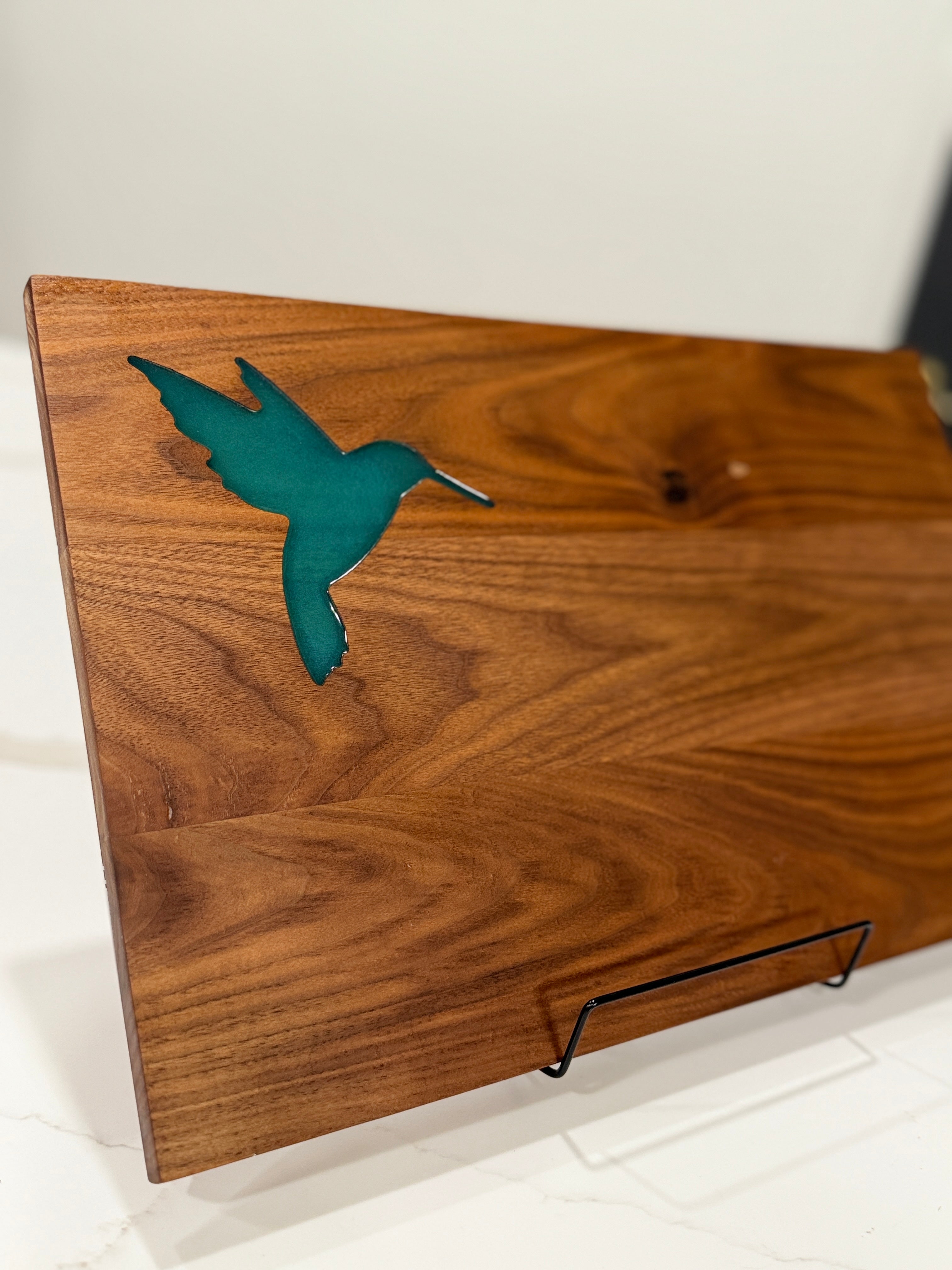 Green Hummingbird on Walnut