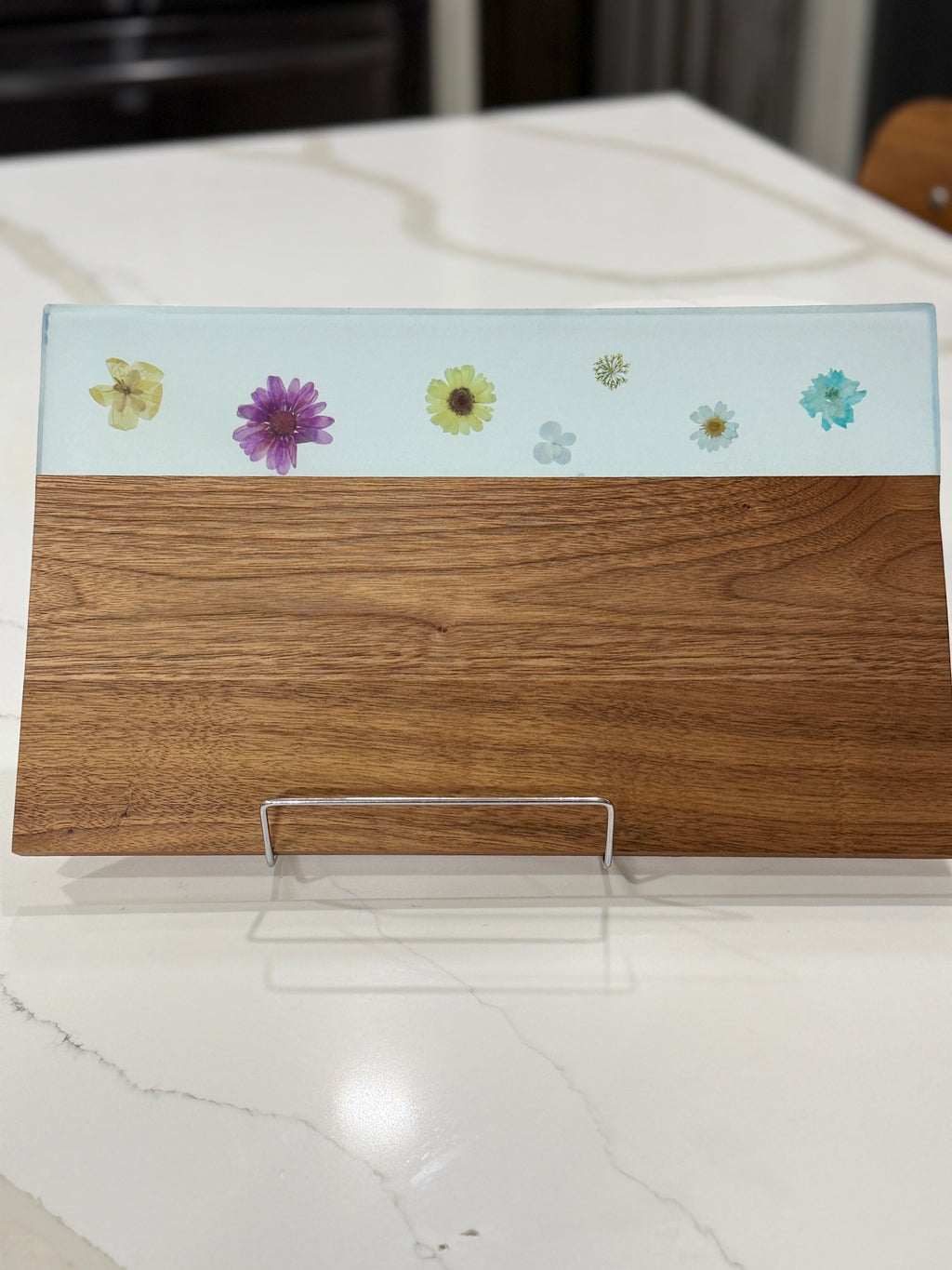 Blue Epoxy Cutting Board