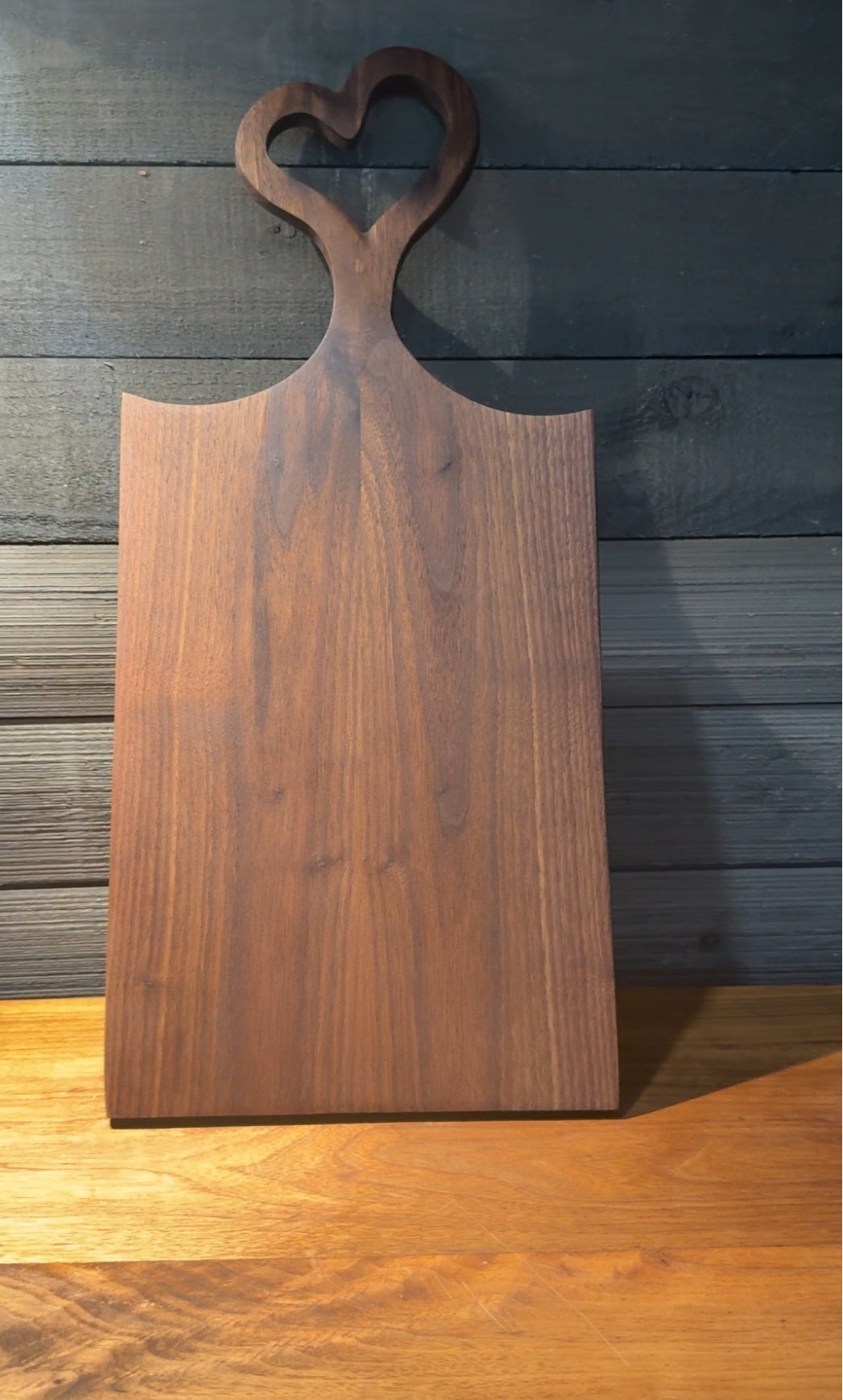 Heart Handle-Walnut Wood