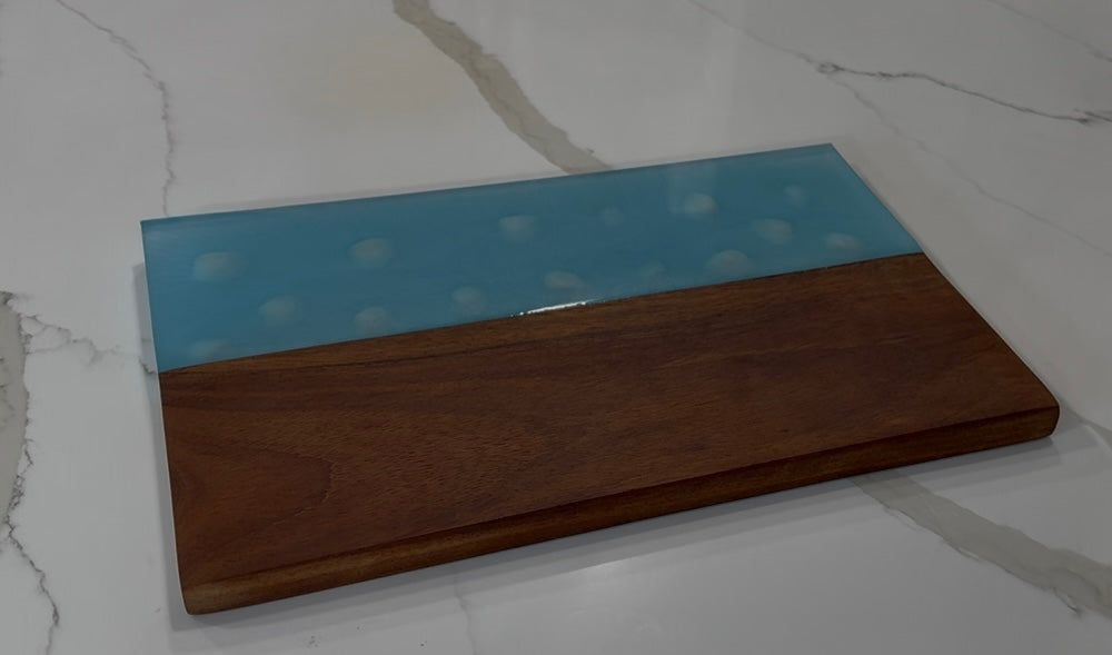 Ocean Themed Rosewood Board