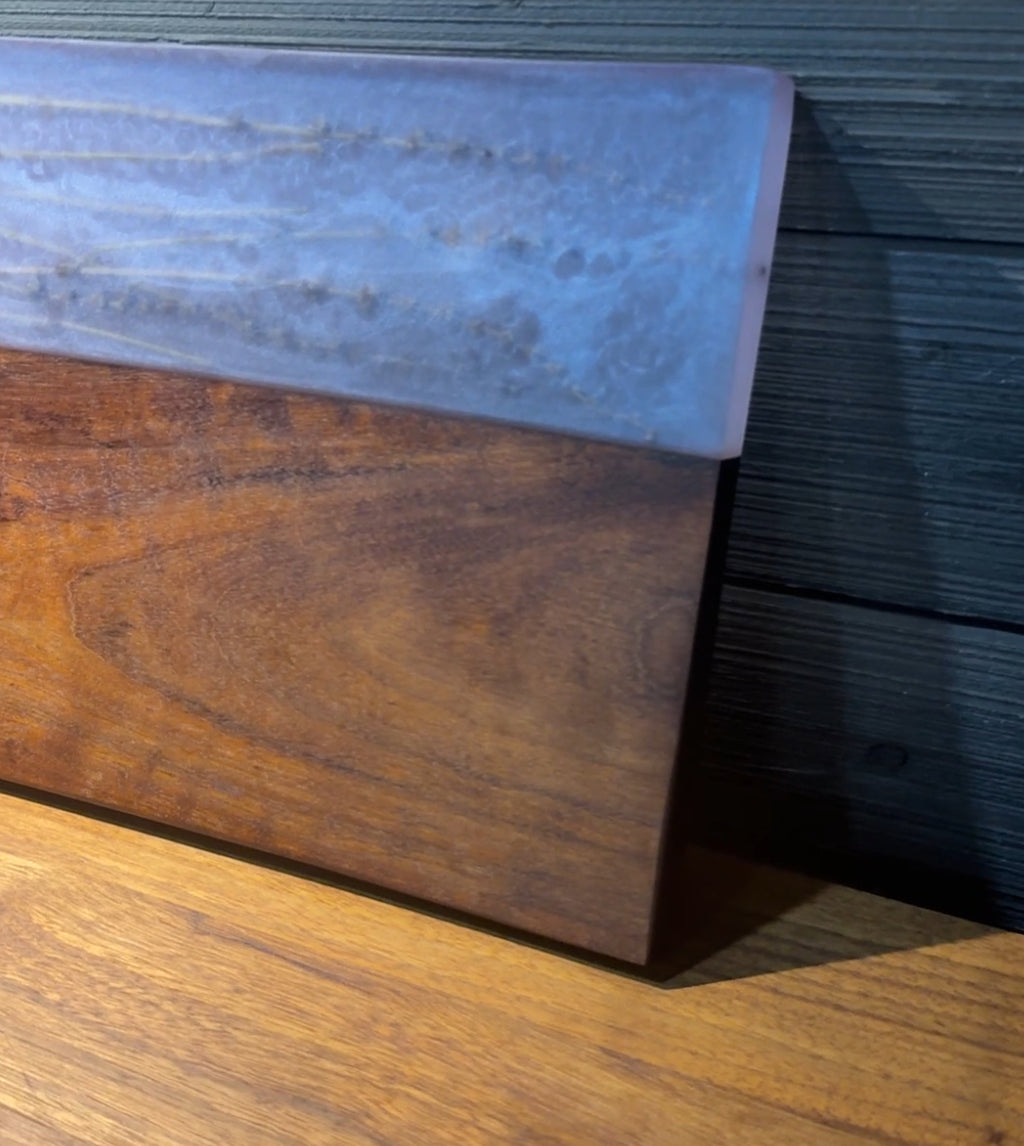 Lavender Inlayed Cutting Board