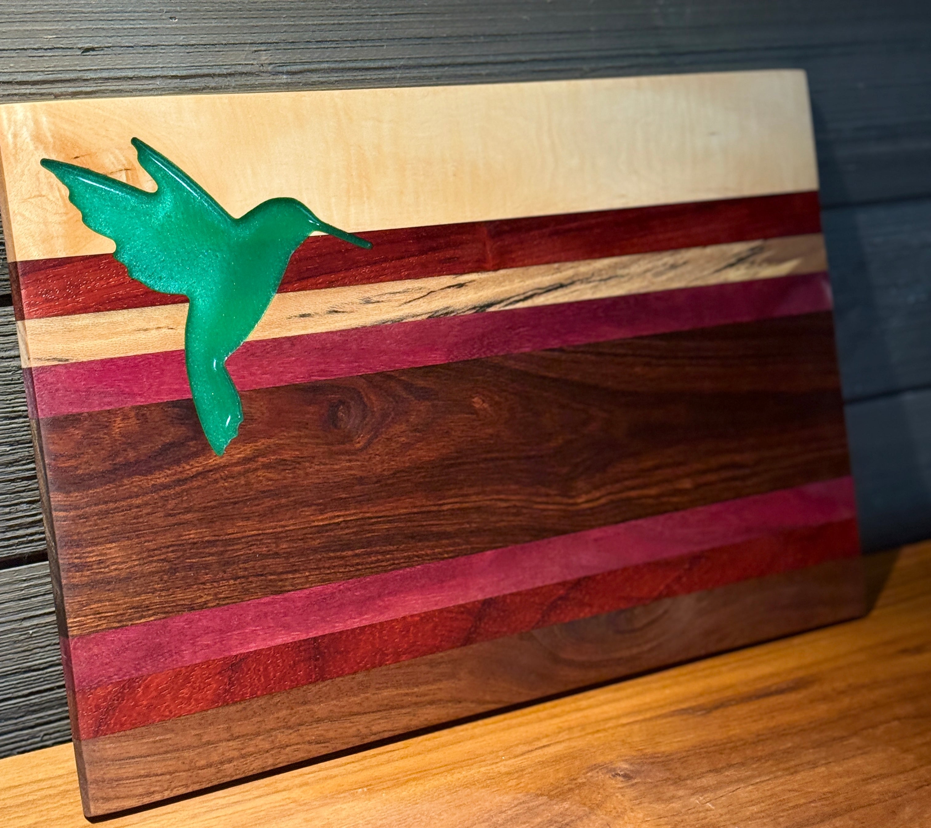 Green Hummingbird Inlay