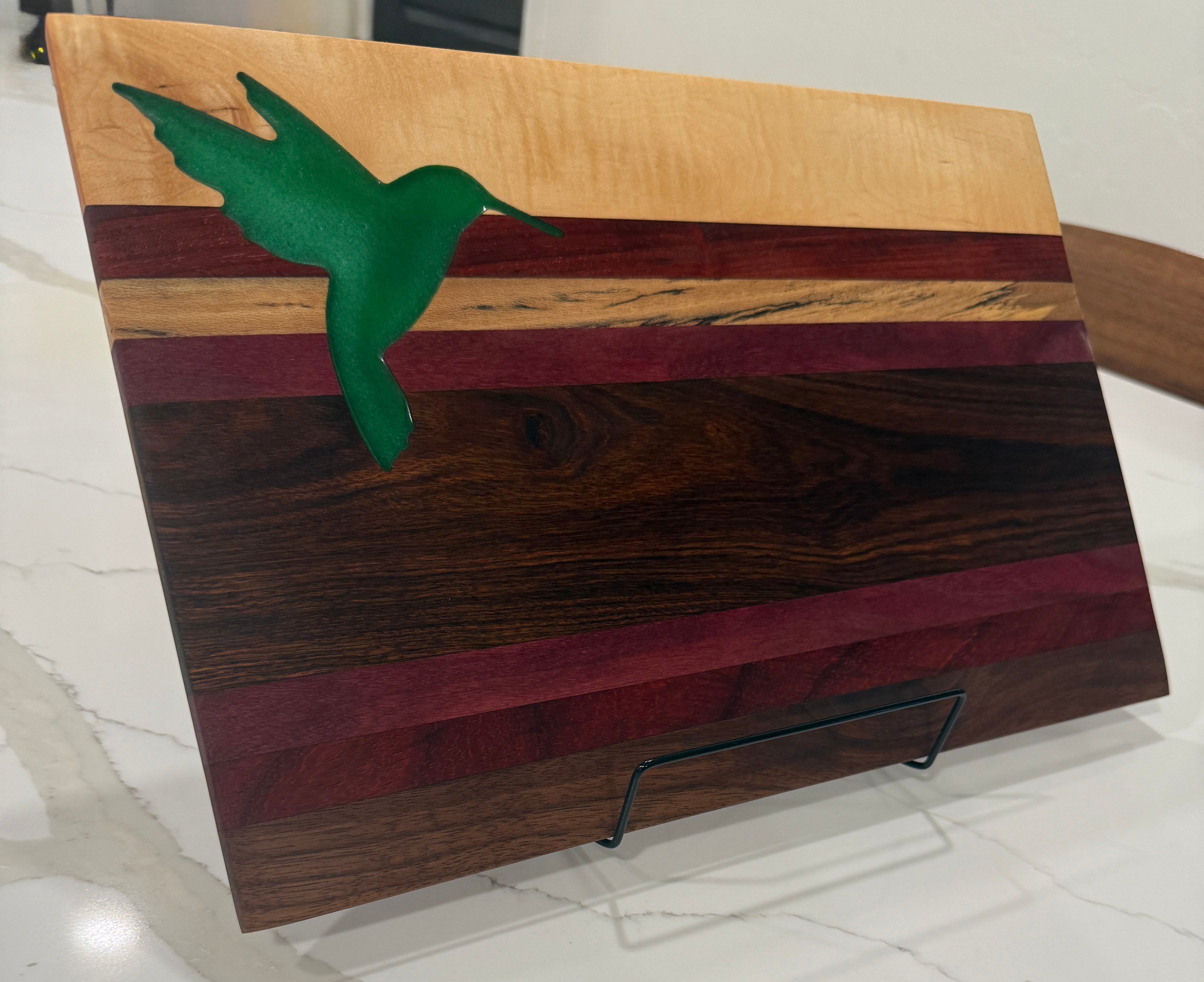 Green Hummingbird Inlay