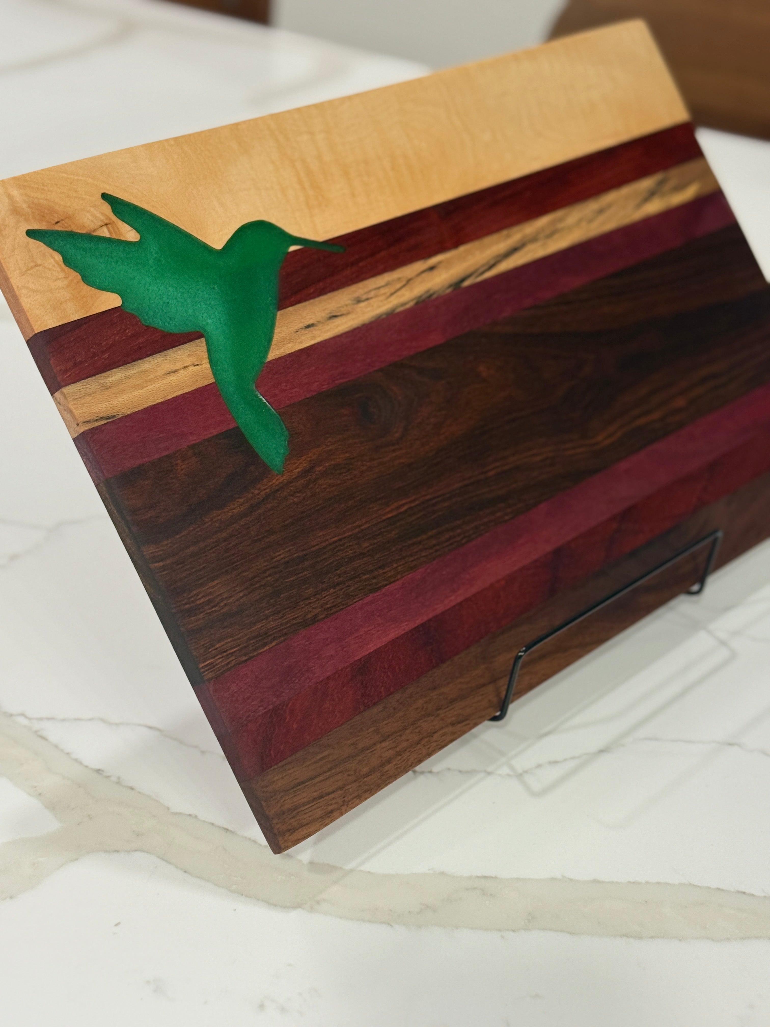 Green Hummingbird Inlay