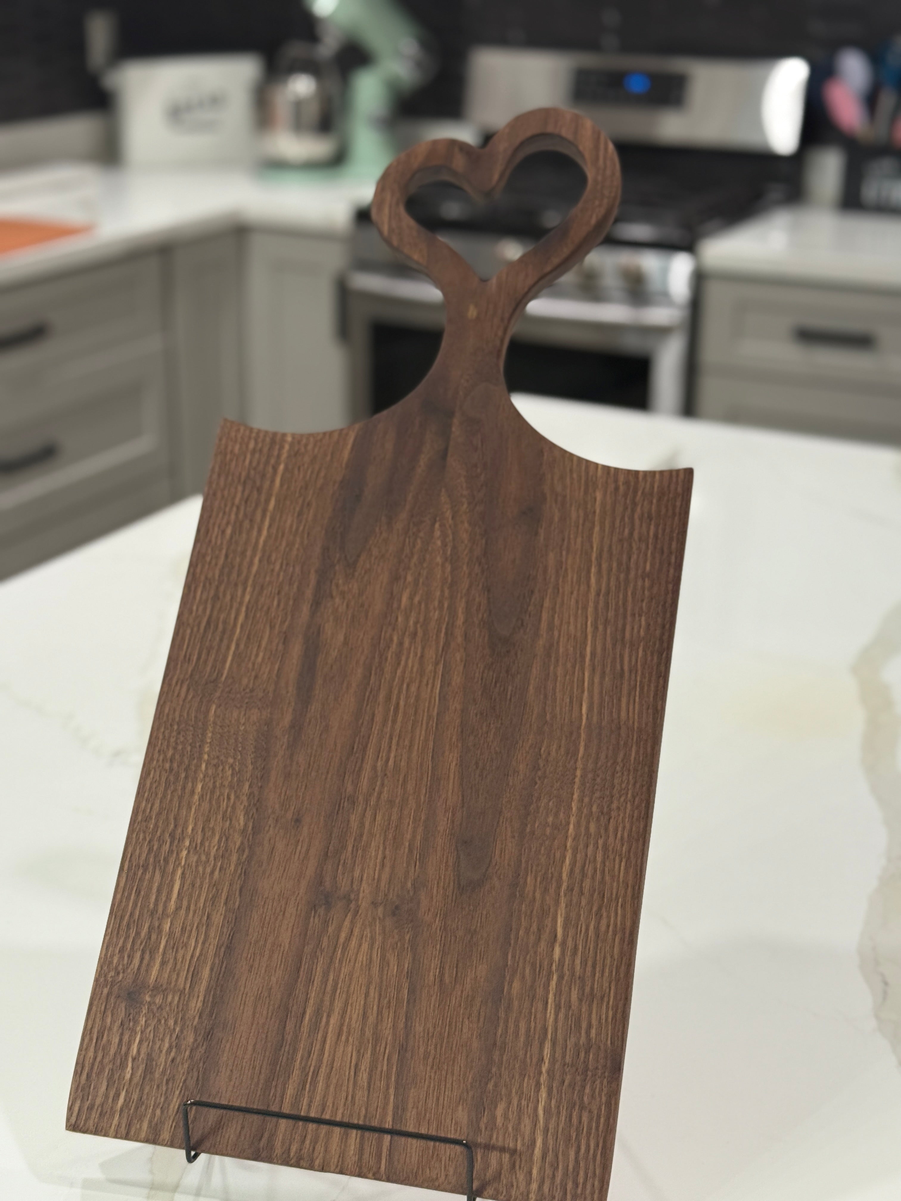 Heart Handle-Walnut Wood