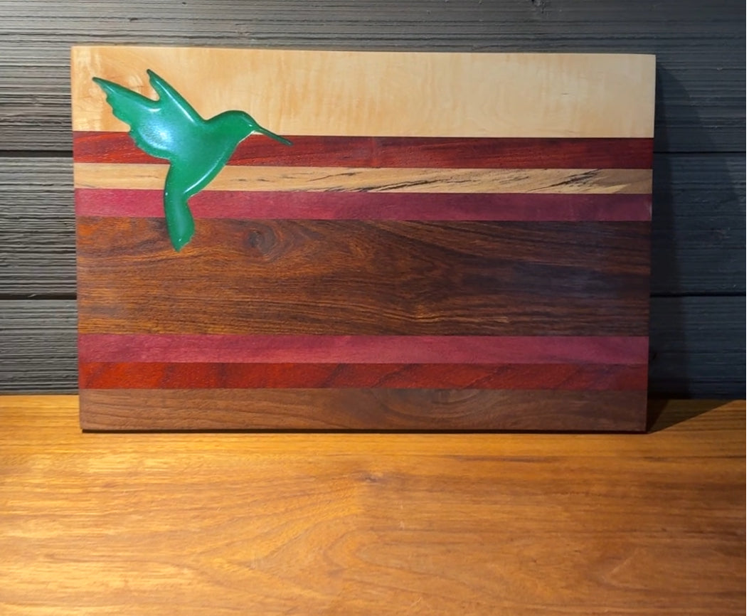 Green Hummingbird Inlay