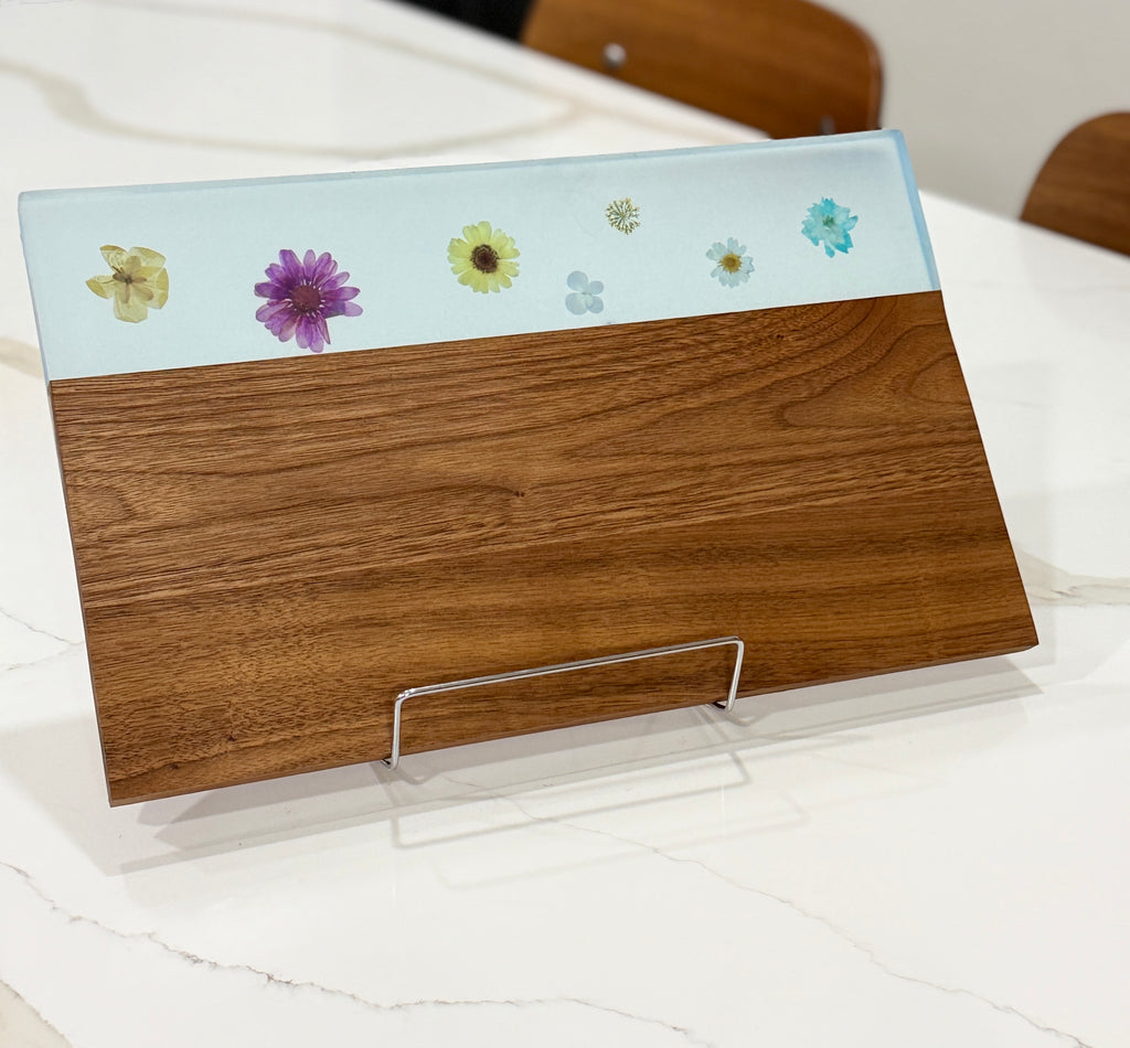 Blue Epoxy Cutting Board